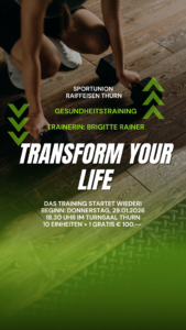 Kopie von Green and Black Dynamic Fitness Your Story